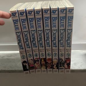 Blue exorcist manga 2-9 books